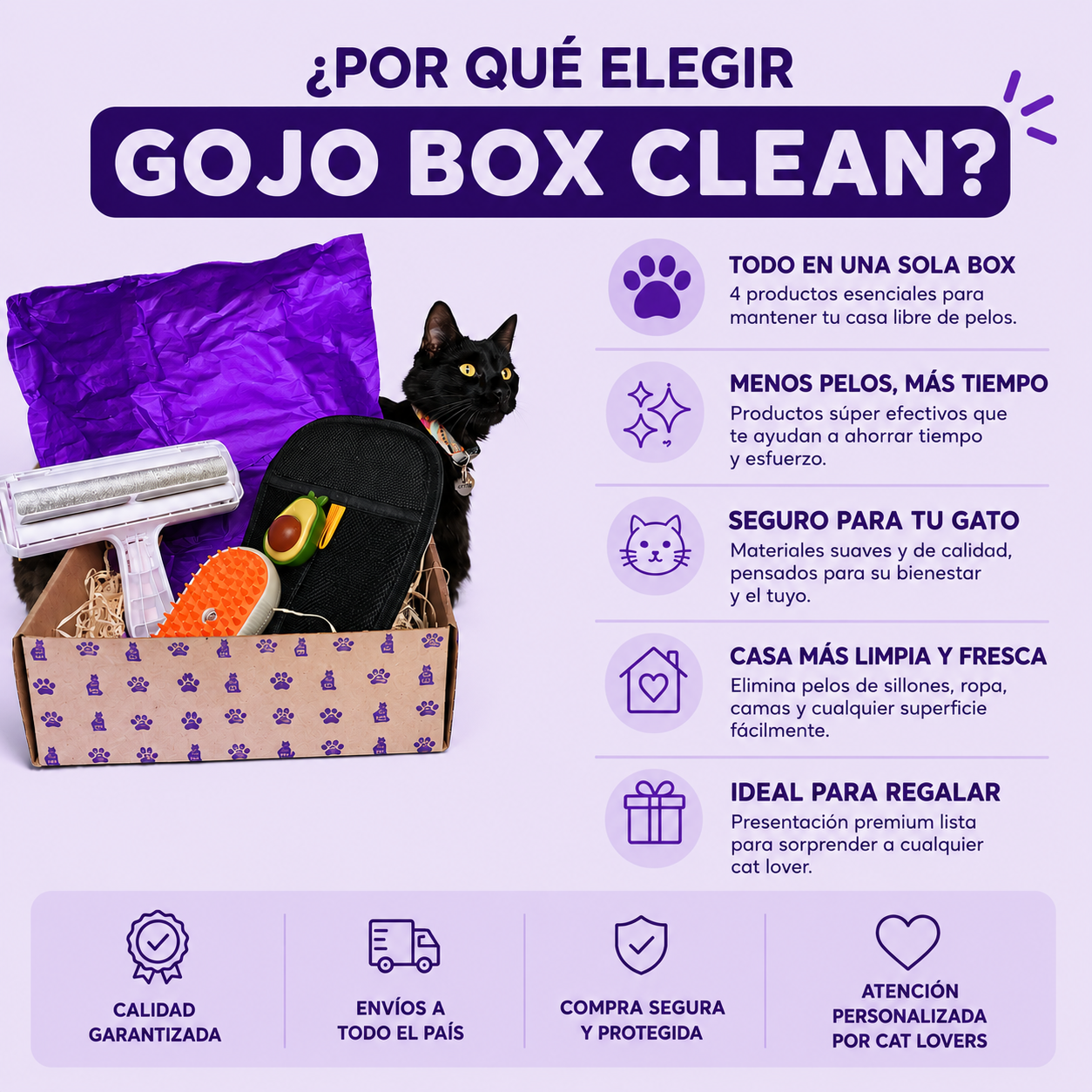 Caracter&iacute;sticas Gojo Box Clean